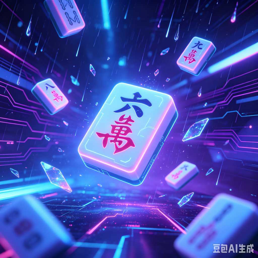 colorful mini mahjong tiles